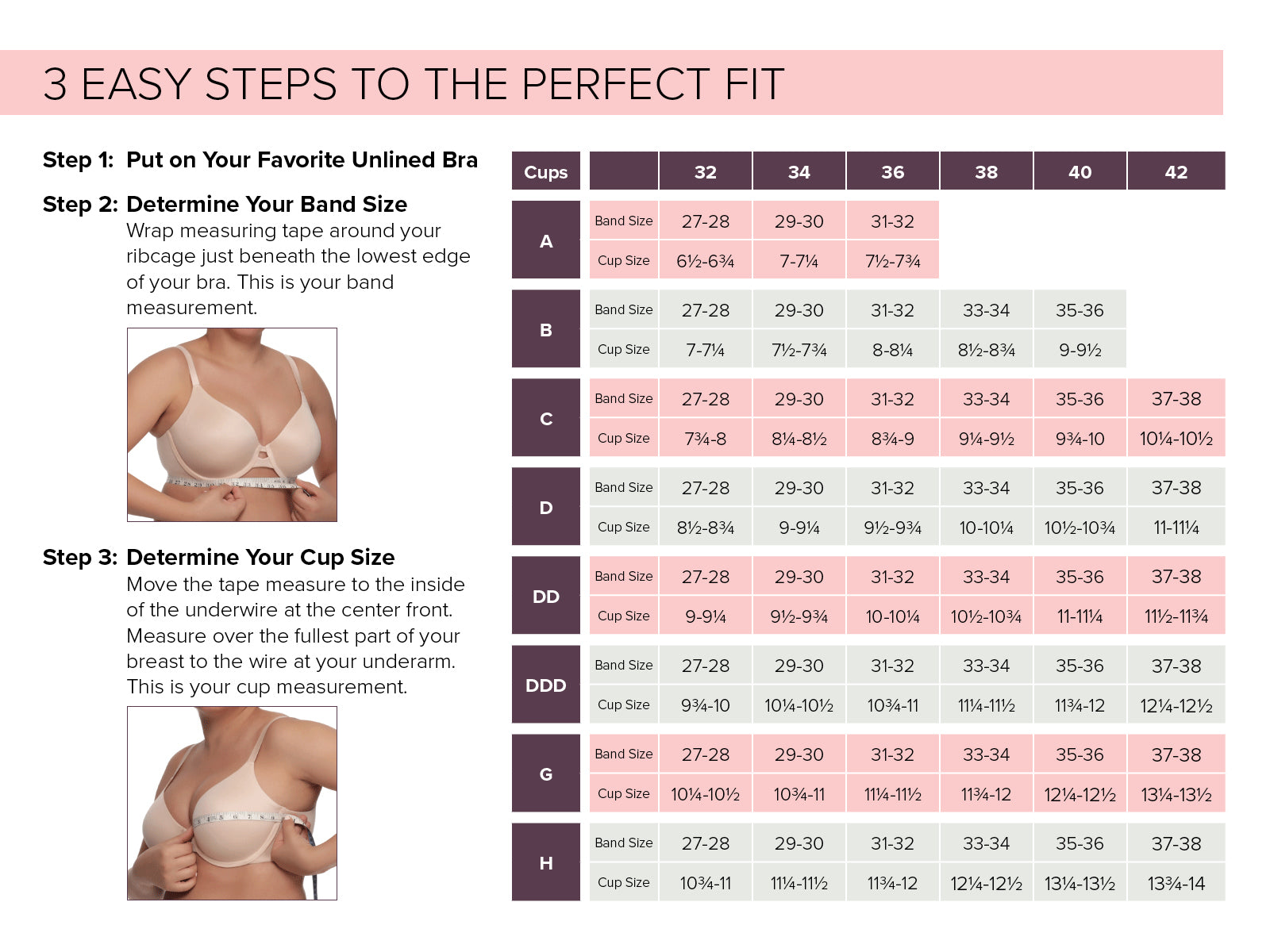 Bra Measurement Calculator – Felina